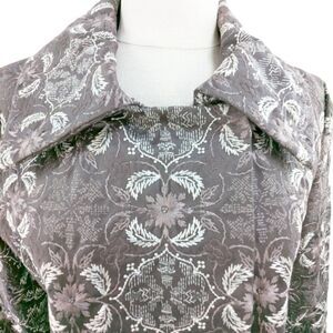 Talbots rich 100% cotton brocade double breasted size 10 petite